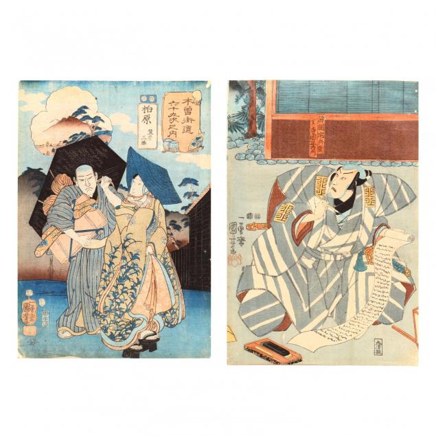 two-japanese-woodblock-prints-by-utagawa-kuniyoshi-1797-1861