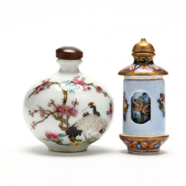 two-hand-painted-chinese-small-bottles