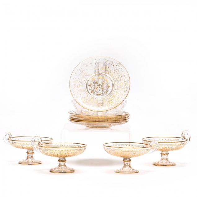 a-set-of-bohemian-glass-bouillon-cups-and-saucers