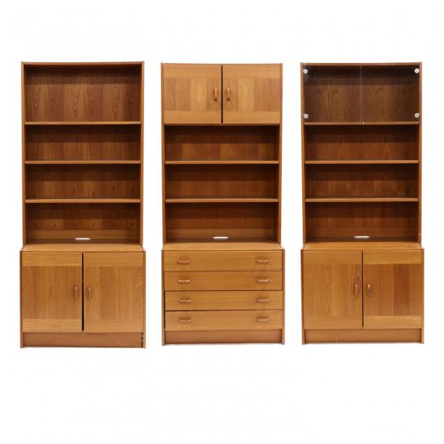 domino-mobler-set-of-three-bookcases