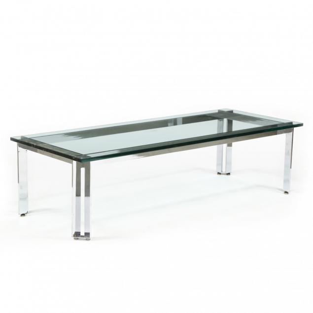 modernist-polished-steel-coffee-table