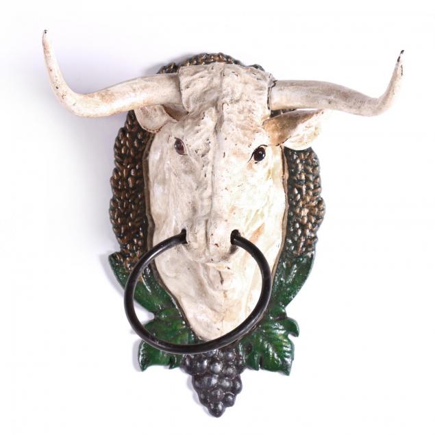 cast-iron-long-horn-bull-towel-ring