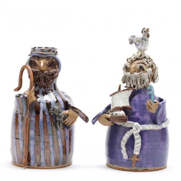 two-pottery-figures-by-betty-shamel-tx