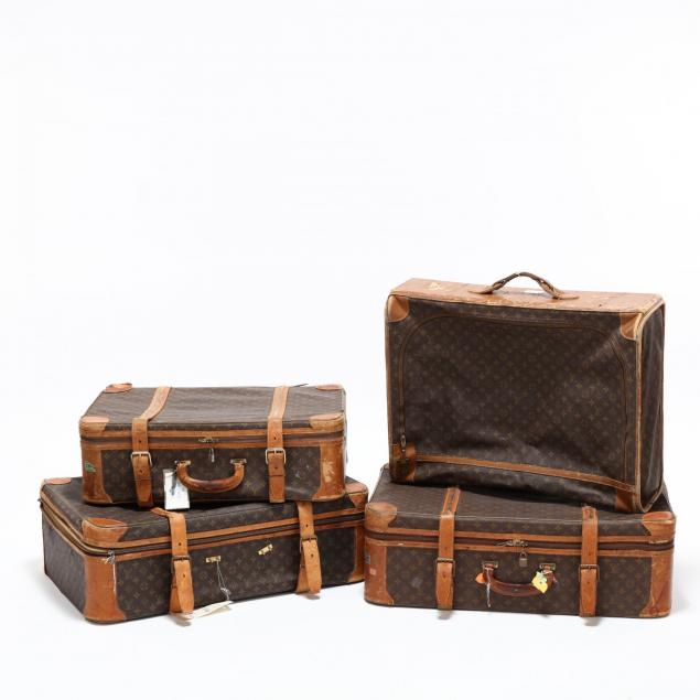 Lot - Louis Vuitton Three Piece Luggage Set