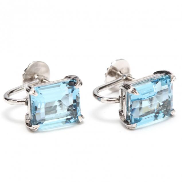 pair-of-vintage-platinum-and-aquamarine-earrings