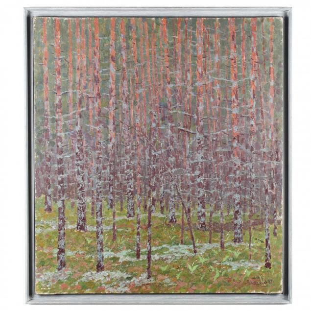 vasili-petrovich-kosenkov-russian-1919-1992-i-silver-pine-forest-lily-of-the-valley-i