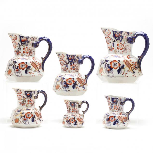 a-graduated-set-of-six-keeling-co-chatsworth-jugs