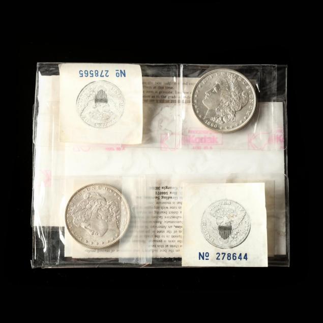 uncirculated-1890-and-1902-o-morgan-silver-dollars