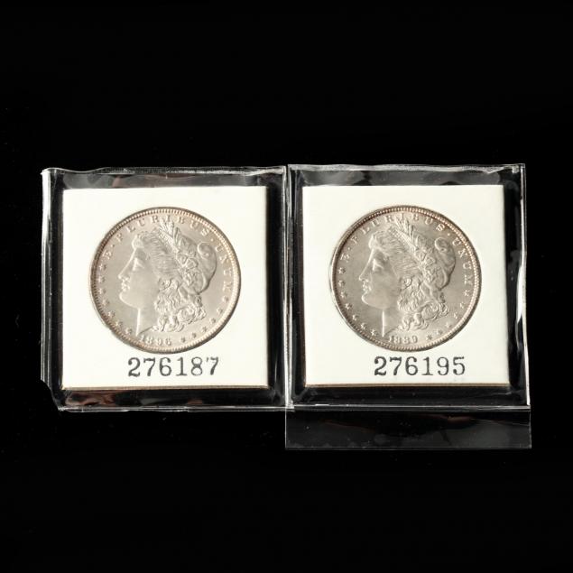 uncirculated-1889-and-1896-morgan-silver-dollars
