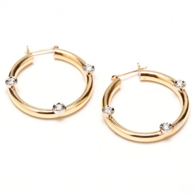 14kt-diamond-hoop-earrings