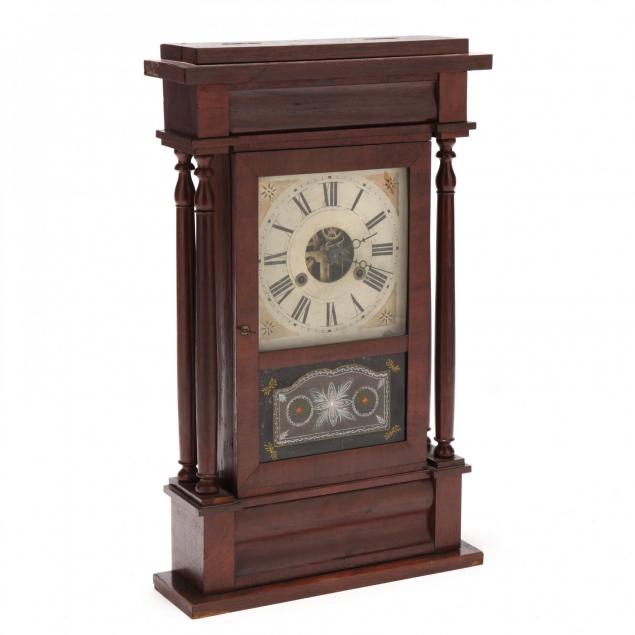 sperry-shaw-new-york-four-column-mantel-clock