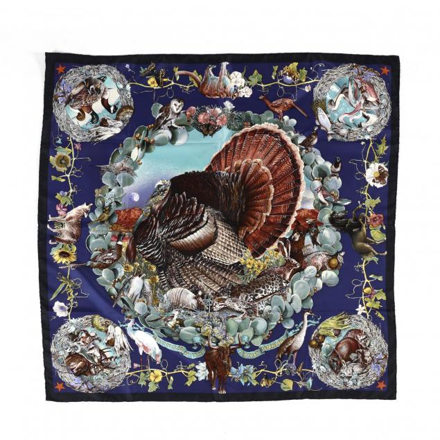 silk-scarf-i-faune-et-flore-du-texas-i-hermes