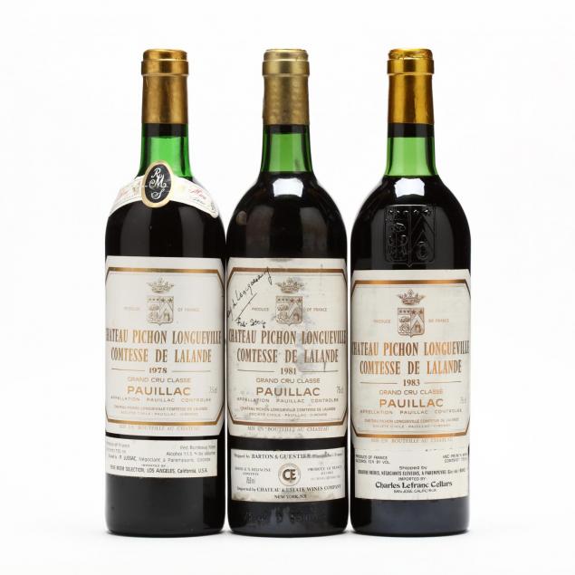 1978-1981-1983-chateau-pichon-longueville-lalande