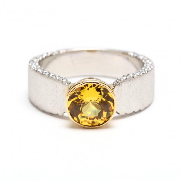 platinum-18kt-gold-yellow-sapphire-and-diamond-ring