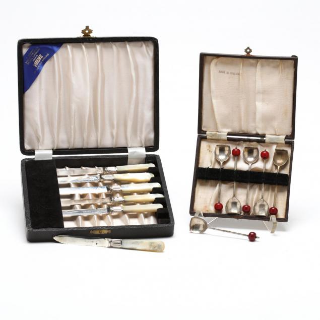 two-cased-sets-of-english-flatware