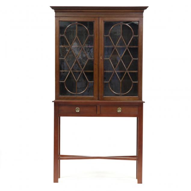 federal-style-inlaid-bookcase-on-stand