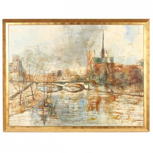 jean-claude-mayodon-french-1938-1981-along-the-seine