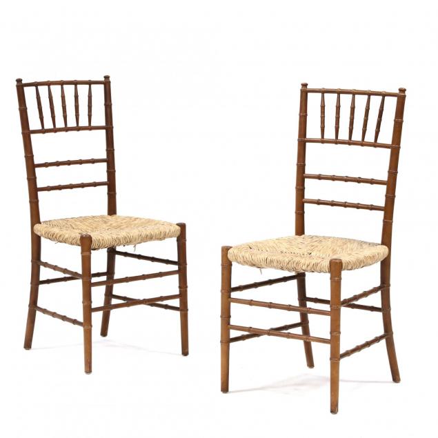 pair-of-faux-bamboo-side-chairs