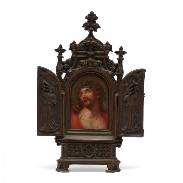 antique-porcelain-plaque-of-christ