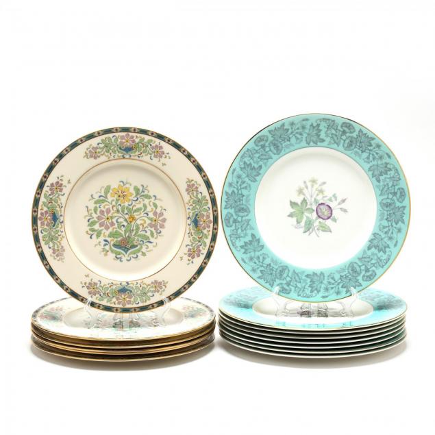 assembled-set-of-14-dinner-plates-by-lenox-wedgwood