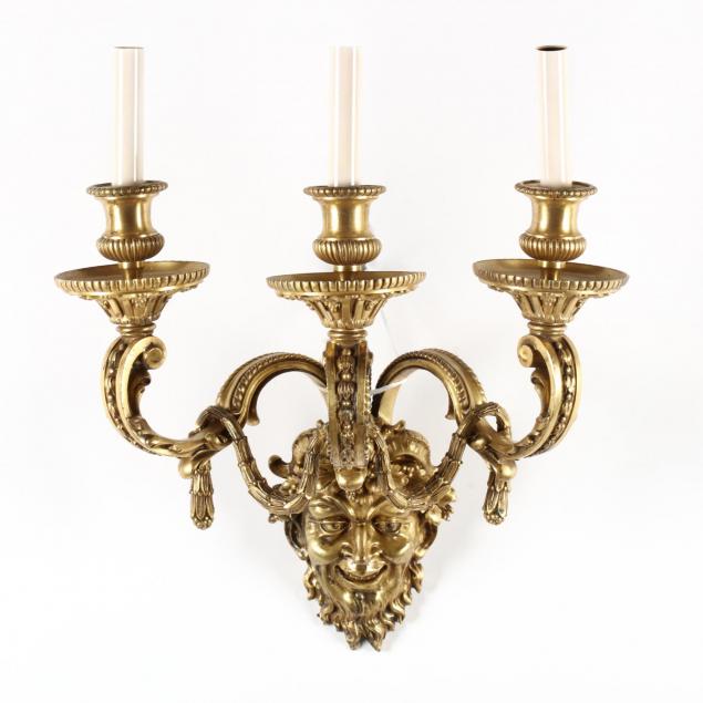 french-empire-gilt-brass-sconce