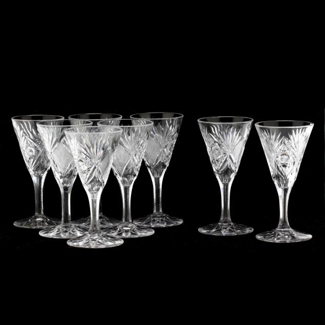 a-set-of-eight-19th-century-sherry-glasses