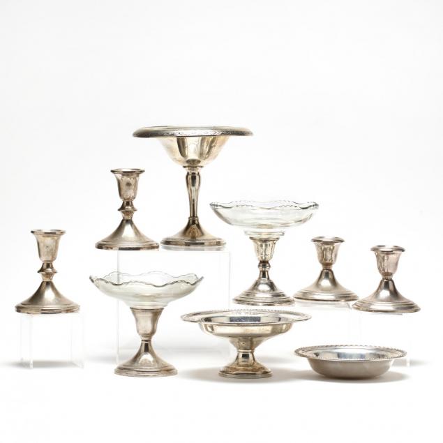 a-group-of-sterling-silver-table-accessories