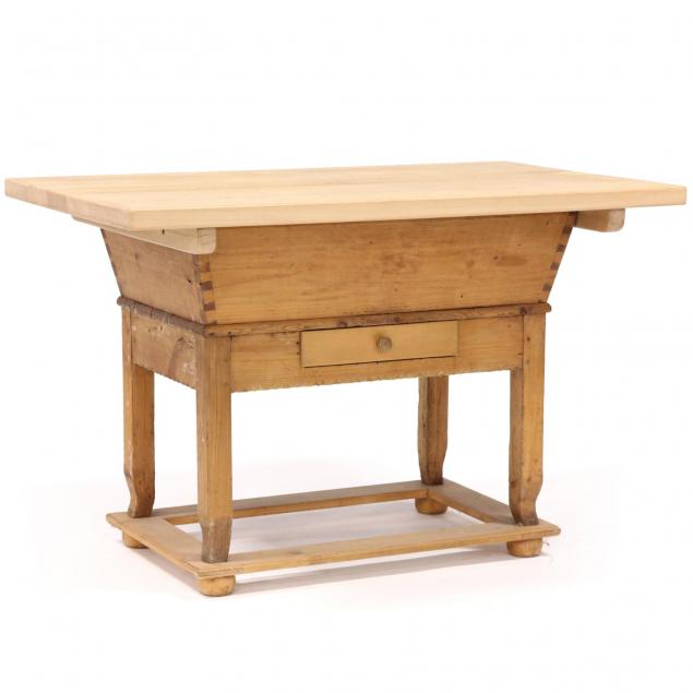 french-provincial-dough-stand-with-butcher-block-top