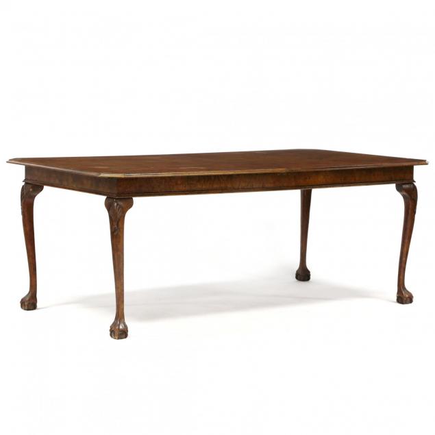 chippendale-style-burlwood-dining-table