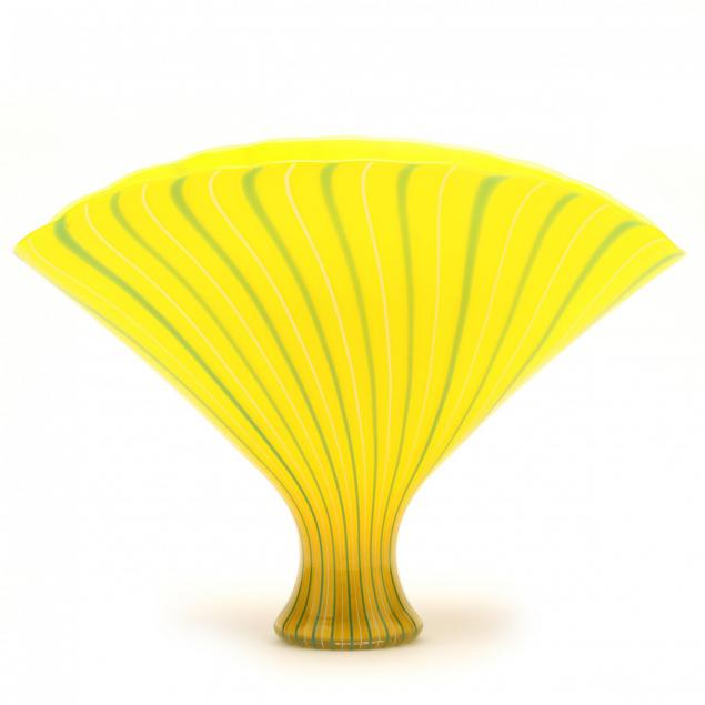 att-venini-glass-fan-vase