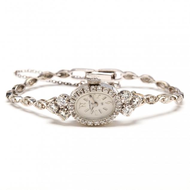 lady-s-14kt-white-gold-and-diamond-watch-hamilton