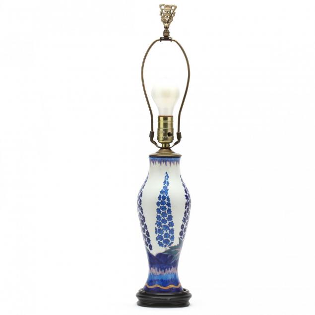 vintage-carlton-ware-pottery-lamp