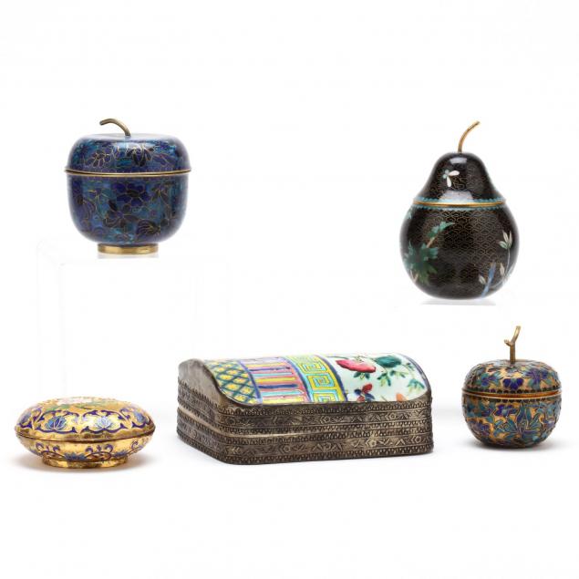 group-of-decorative-asian-boxes