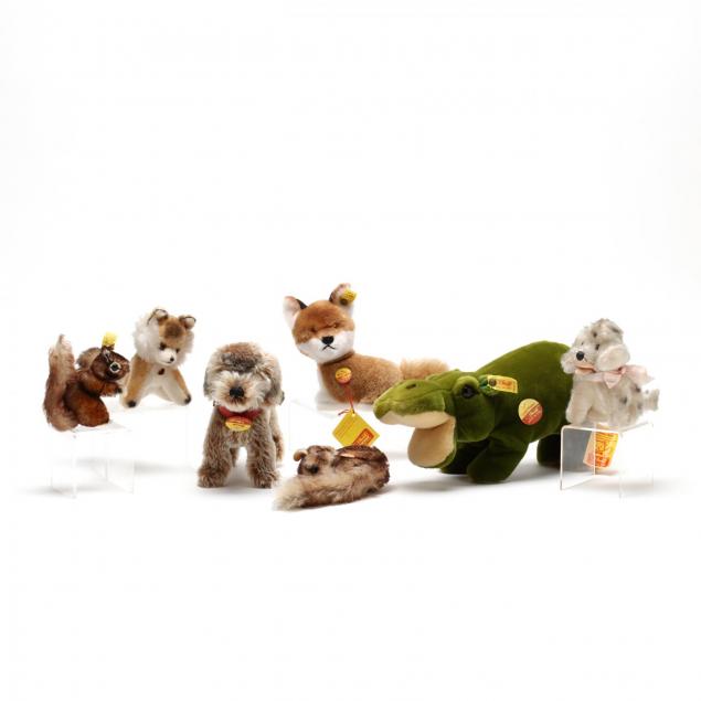 seven-steiff-stuffed-animals