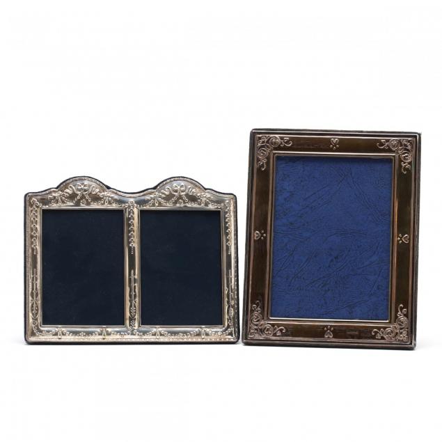 two-elizabeth-ii-silver-picture-frames
