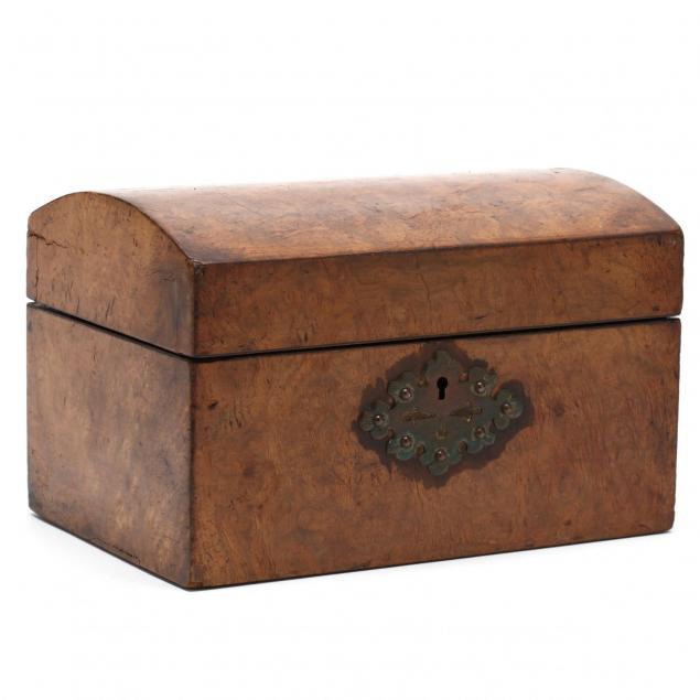 19th-century-burl-walnut-tea-caddy