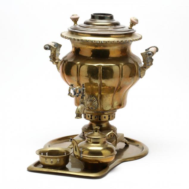 vintage-turkish-brass-samovar