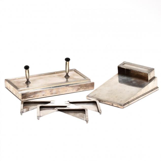 a-tiffany-co-sterling-silver-desk-set