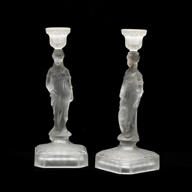 pair-of-frosted-figural-candlesticks