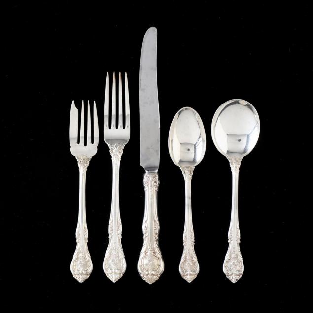 gorham-king-edward-sterling-silver-flatware-service