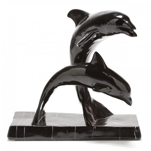 1980s-sculpture-of-two-dolphins