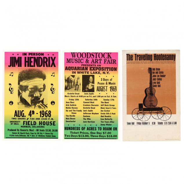 three-concert-posters