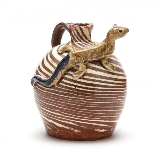 early-albert-hodge-folk-pottery-jug