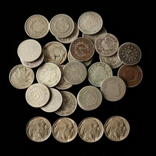 diverse-group-of-29-obsolete-nickels