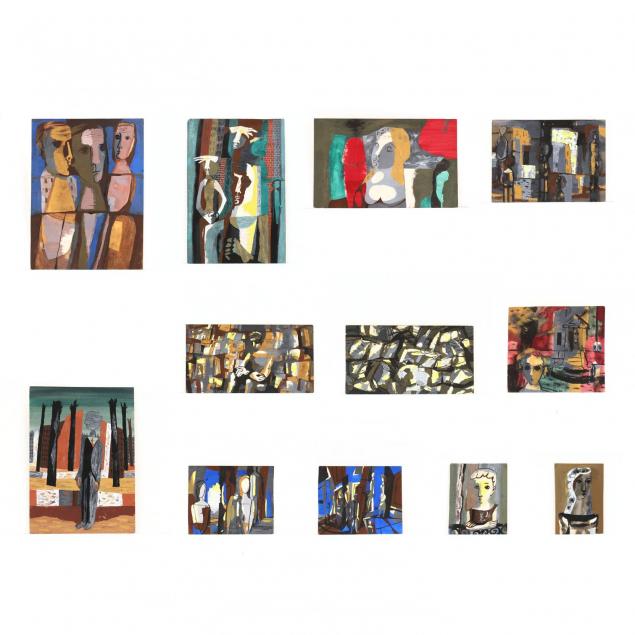 mathieu-rosianu-french-1897-1969-twelve-paintings
