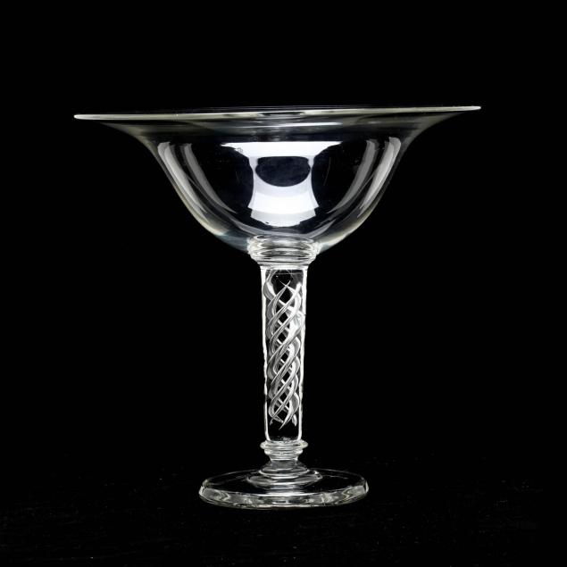 blown-glass-pedestal-bowl