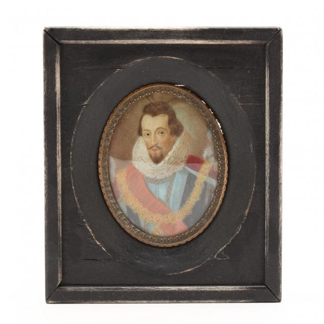 an-antique-portrait-miniature-of-an-elizabethan-courtier