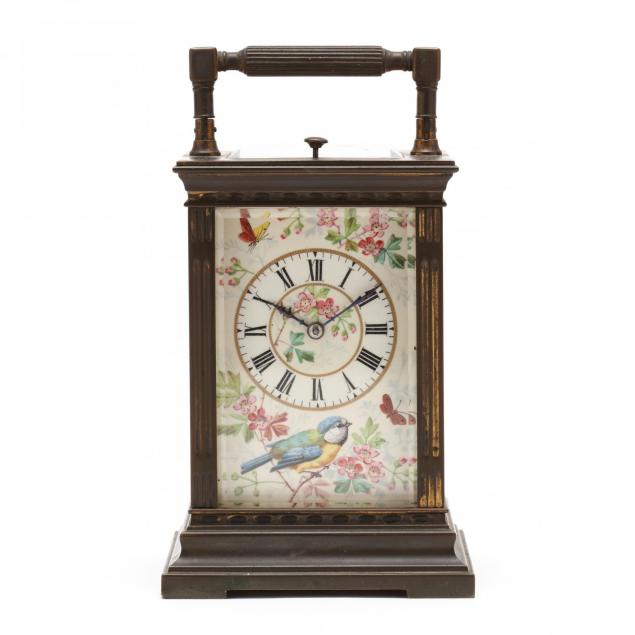 french-brass-and-painted-enamel-carriage-clock