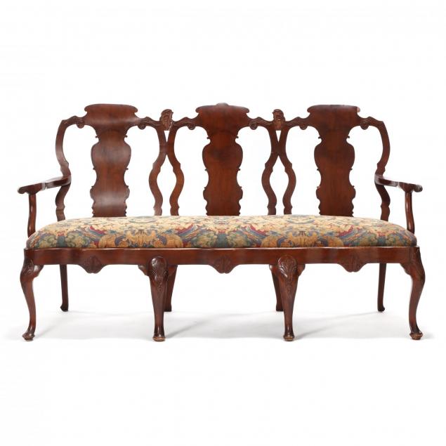 irish-george-ii-style-antique-triple-back-settee