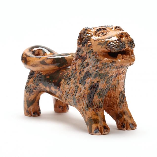 nc-folk-pottery-billy-ray-hussey-roaring-lion